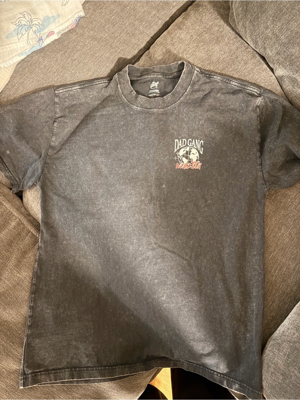 Wasatch Black Mineral Wash Short Sleeve Tee